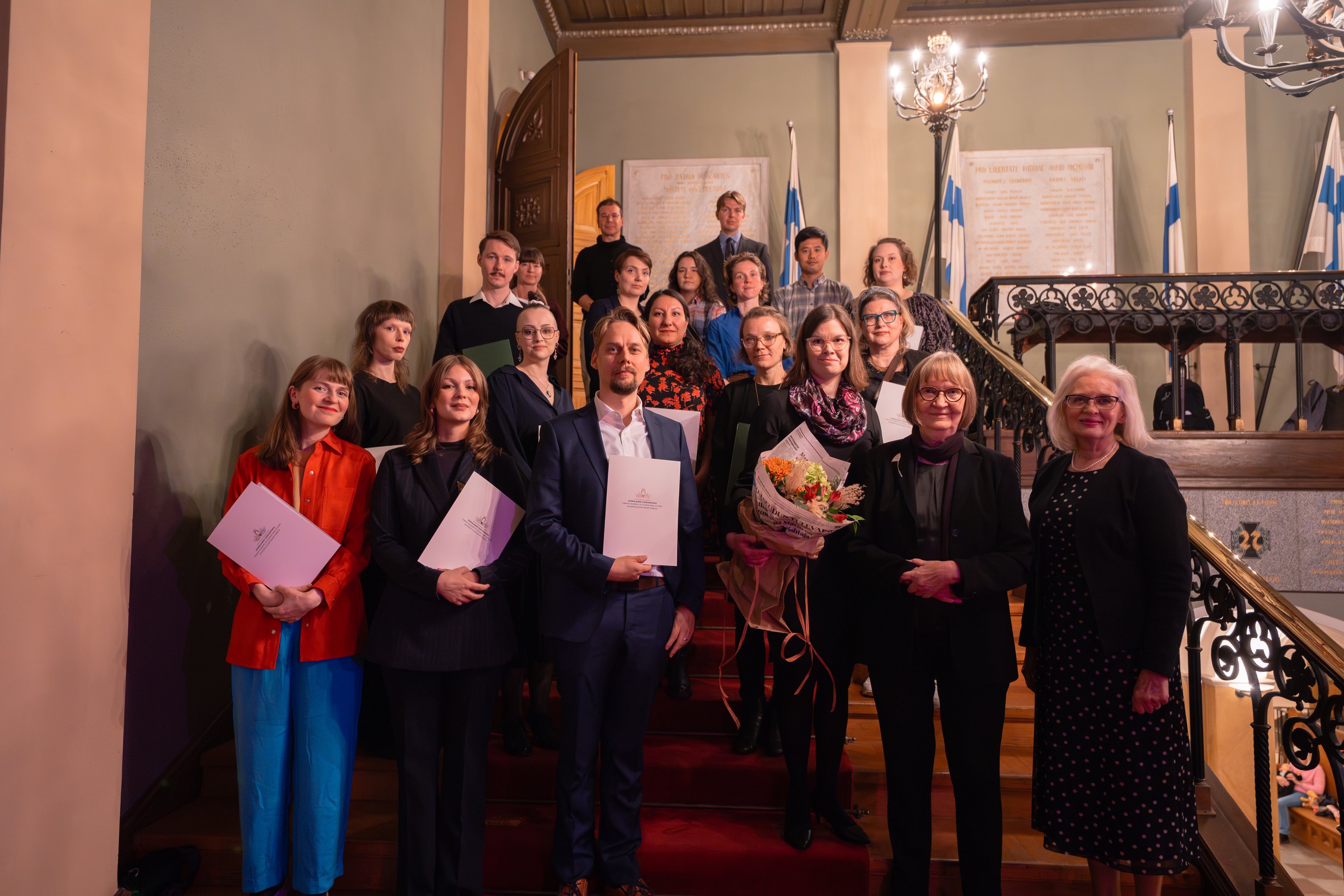 Apurahansaajia Ilta tieteelle -tilaisuudessa