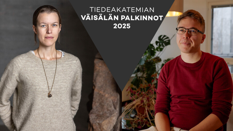 Matilda Backholm ja Sylvester Eriksson-Bique, Väisälän palkinnon saajat