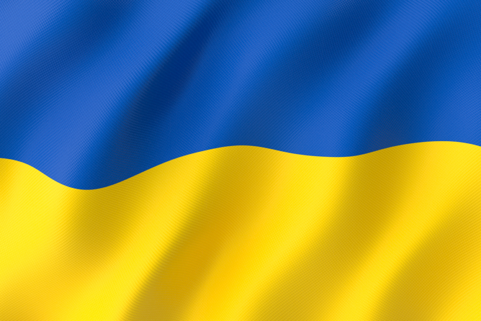 Picture of the Ukrainian flag